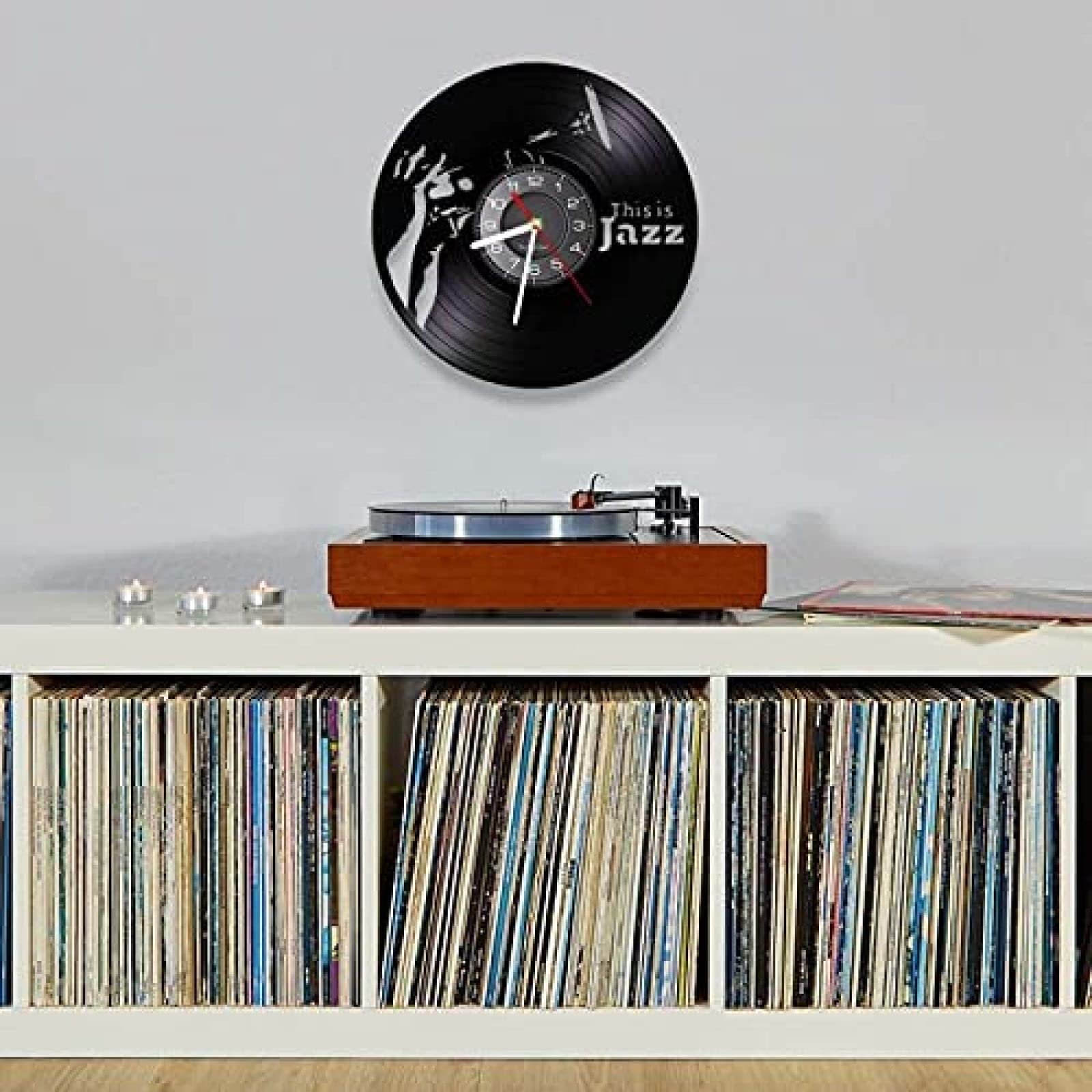 Re_Vinyl ウォールクロック JAZZ 壁掛け時計 レコード Amazon.co.jp Re_Vinyl ウォールクロック JAZZ 壁掛け時計 レコード Amazon.co.jp